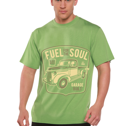 Fuel For The Soul Men's Bamboo Viscose/Organic Cotton Short Sleeve Graphic T-Shirt