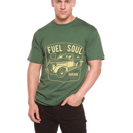 Fuel For The Soul Men's Bamboo Viscose/Organic Cotton Short Sleeve Graphic T-Shirt