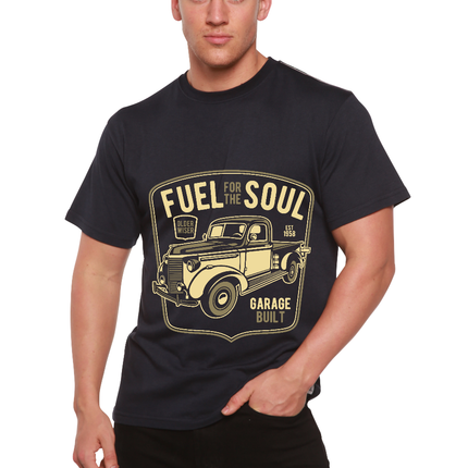 Fuel For The Soul Men's Bamboo Viscose/Organic Cotton Short Sleeve Graphic T-Shirt