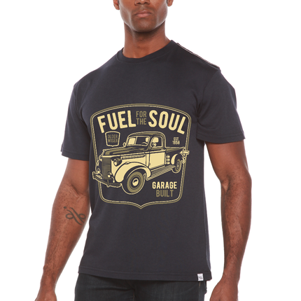 Fuel For The Soul Men's Bamboo Viscose/Organic Cotton Short Sleeve Graphic T-Shirt