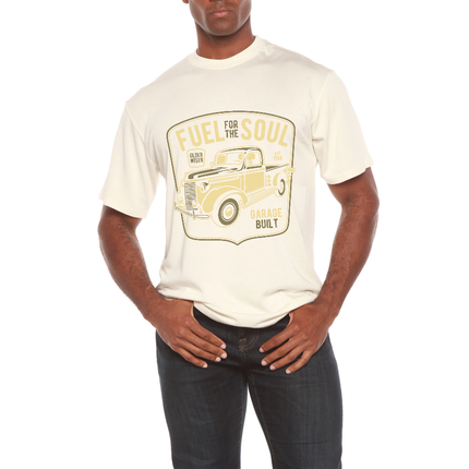 Fuel For The Soul Men's Bamboo Viscose/Organic Cotton Short Sleeve Graphic T-Shirt