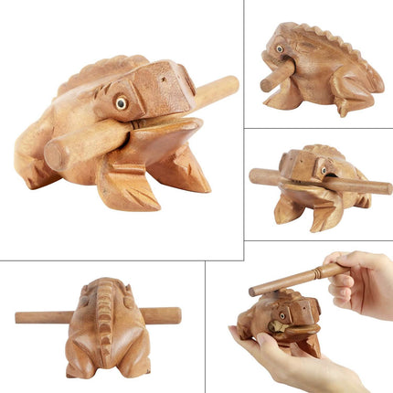 Fun Wooden Frog Percussion Instrument