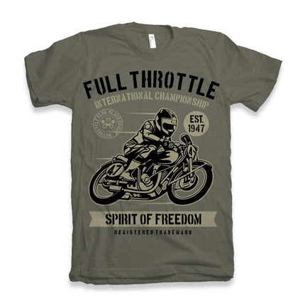 Fuul Throttle Men's Bamboo Viscose/Organic Cotton Short Sleeve Graphic T-Shirt