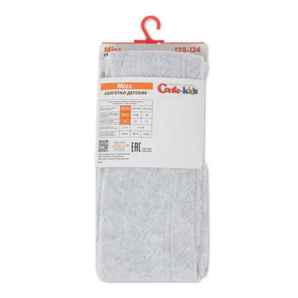 Conte-Kids Cotton Tights Miss 617 - Lace Pattern
