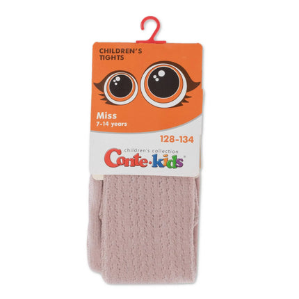 Conte-Kids Cotton Tights Miss 618 - Mesh Pattern
