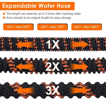 Garden Hose Watering Kit with Spray Nozzle