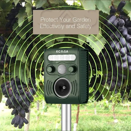 Garden Ultrasonic PIR Sensor Solar Animal Dispeller
