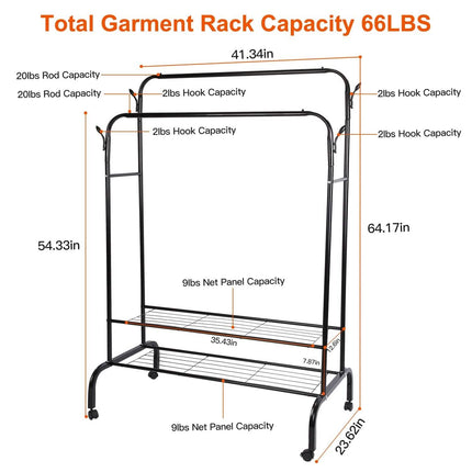Garment Clothing Hanging Rack