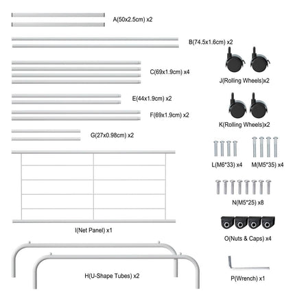 Garment Hanging Rack Clothing Organizer