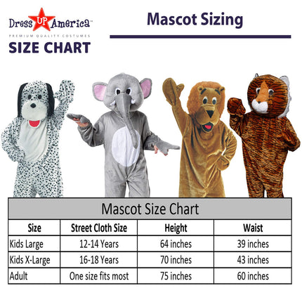 Kids Giant Panda Costume with Plush Jumpsuit, Hood and Animal Details