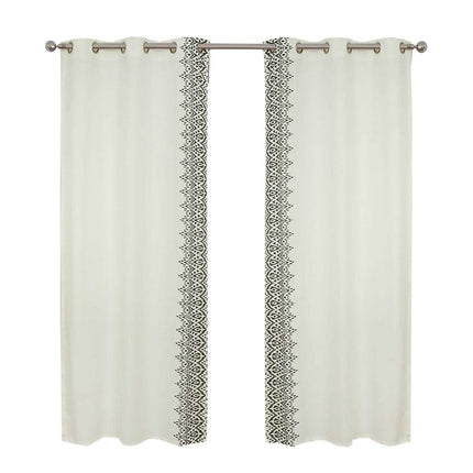 2-Piece Set: Global Capetown Printed Window Panel Pair