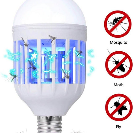 GLOUE 2-in-1 Bug Zapper and Mosquito Killer Lamp