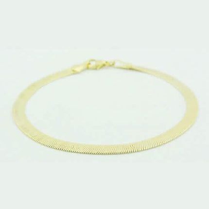 Gold Filled Herringbone 7.5 Inch Bracelet