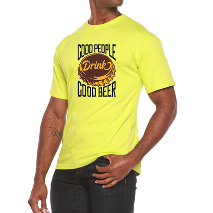 Good People Men's Bamboo Viscose/Organic Cotton Short Sleeve Graphic T-Shirt