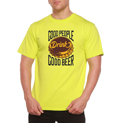 Good People Men's Bamboo Viscose/Organic Cotton Short Sleeve Graphic T-Shirt
