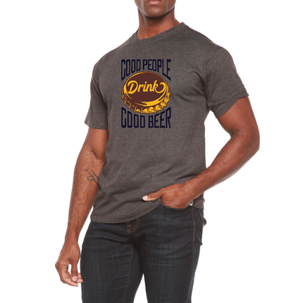 Good People Men's Bamboo Viscose/Organic Cotton Short Sleeve Graphic T-Shirt