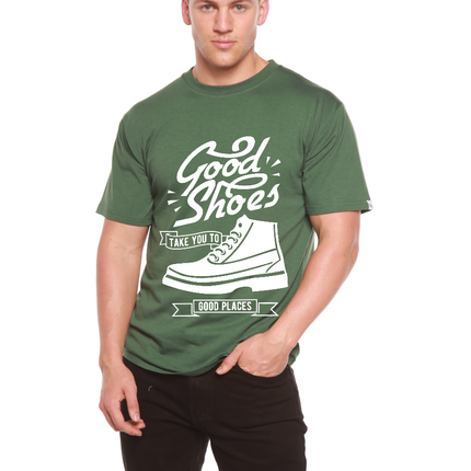 Good Shoes Men's Bamboo Viscose/Organic Cotton Short Sleeve Graphic T-Shirt