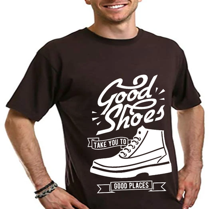 Good Shoes Men's Bamboo Viscose/Organic Cotton Short Sleeve Graphic T-Shirt