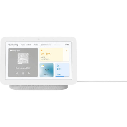 Google Nest Hub with Google Assistant 2nd Gen - Chalk