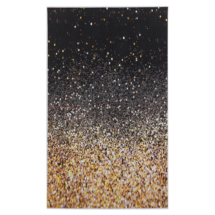 Gradual Glitter Black Gold Bokeh Spots Photography Background
