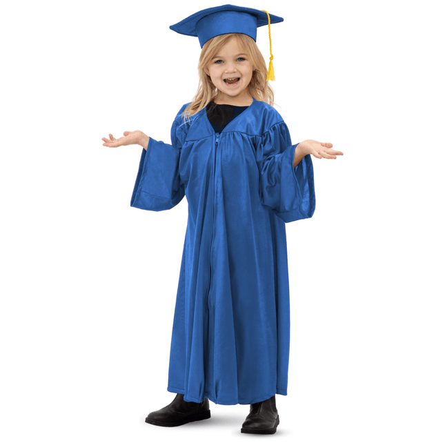 Kids Graduation Cap & Gown Costume – Toddler Preschool Graduation Outfit with Tassel