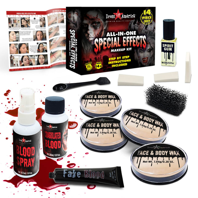 Scar Makeup Kit for Halloween – Easy Special Effects Costume Makeup