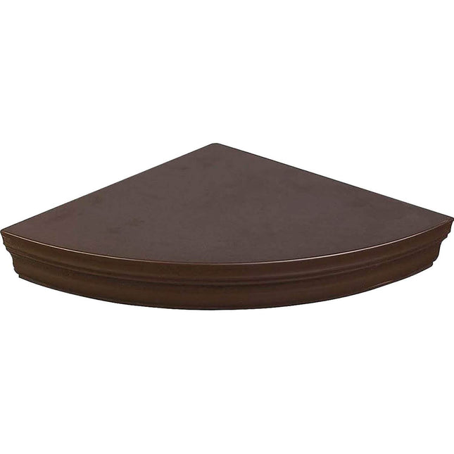 Halter Corner Floating Shelf - Space Saving Round Design with No Visible Support