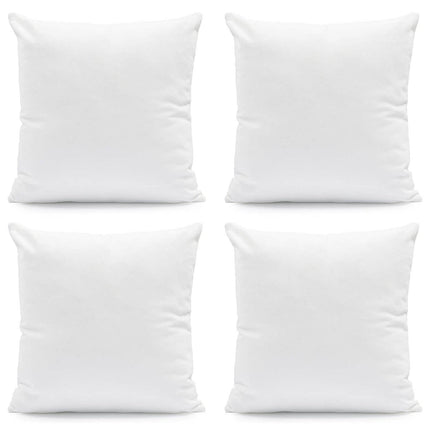 Hannah Linen Hypoallergenic Throw Pillows - White
