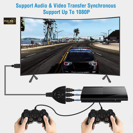 HDMI 1080P 3-in-1 Output HDTV Switch Splitter