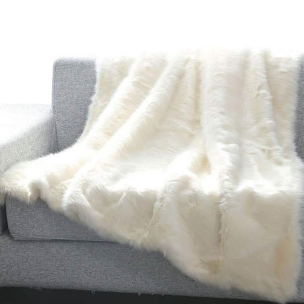 Heavy Faux Fur Throw Blanket – Assorted Styles
