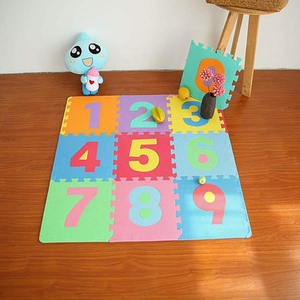 HemingWeigh Kid's Multicolored Numbers Puzzle Play Mat