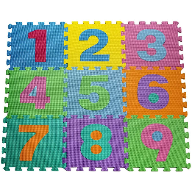 HemingWeigh Kid's Multicolored Numbers Puzzle Play Mat