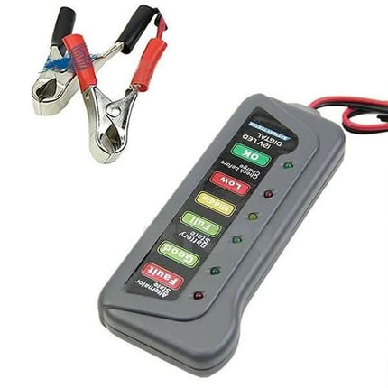 High Quality LED Digital Battery Alternator Tester for Car Motorcycle Trucks 12V