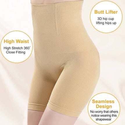 High Waist Shapewear Seamless Tummy Control Panties