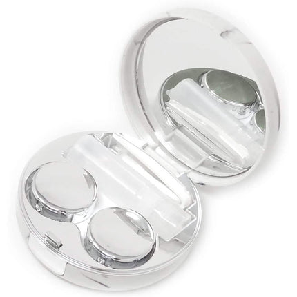 Honbay Fashion Marble Contact Lens Case with Mirror