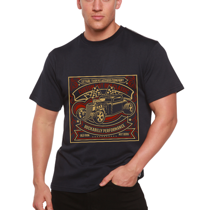 Hot Rod Men's Bamboo Viscose/Organic Cotton Short Sleeve Graphic T-Shirt