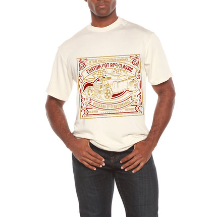Hot Rod Men's Bamboo Viscose/Organic Cotton Short Sleeve Graphic T-Shirt