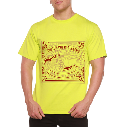 Hot Rod Men's Bamboo Viscose/Organic Cotton Short Sleeve Graphic T-Shirt
