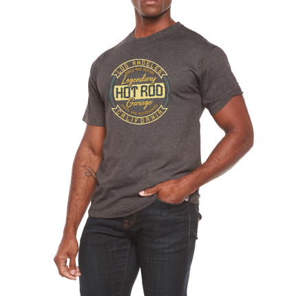 HOT ROO Men's Bamboo Viscose/Organic Cotton Short Sleeve Graphic T-Shirt