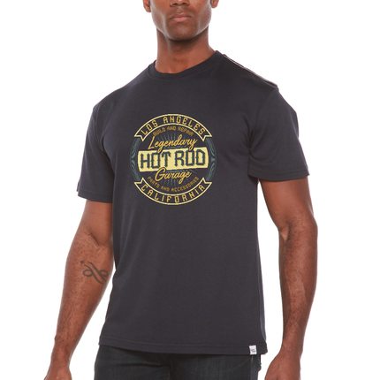 HOT ROO Men's Bamboo Viscose/Organic Cotton Short Sleeve Graphic T-Shirt