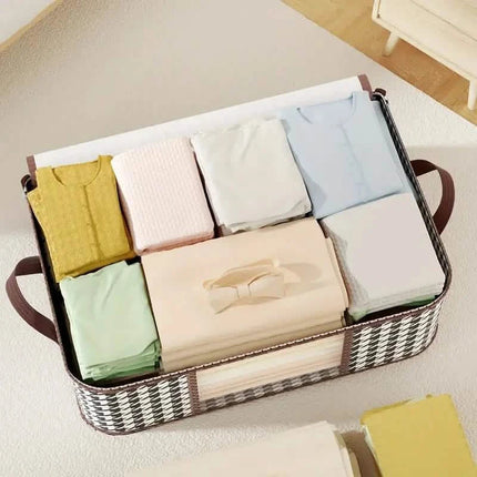 Houndstooth Large Storage Bag