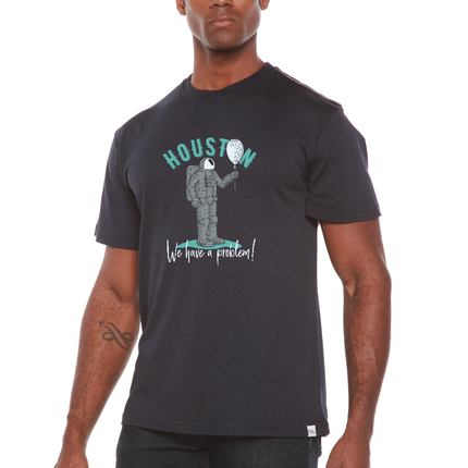 HOUSTON Men's Bamboo Viscose/Organic Cotton Short Sleeve Graphic T-Shirt