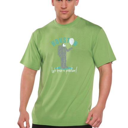HOUSTON Men's Bamboo Viscose/Organic Cotton Short Sleeve Graphic T-Shirt