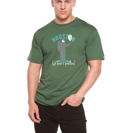 HOUSTON Men's Bamboo Viscose/Organic Cotton Short Sleeve Graphic T-Shirt