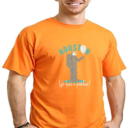 HOUSTON Men's Bamboo Viscose/Organic Cotton Short Sleeve Graphic T-Shirt