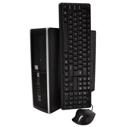 HP Compaq Elite 8100 Desktop Computer PC + 19" Flat Screen Monitor (Refurbished)