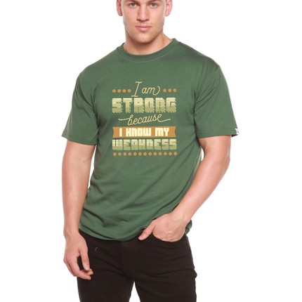 I am Strong Men's Bamboo Viscose/Organic Cotton Short Sleeve Graphic T-Shirt
