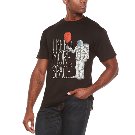 I need more space Men's Bamboo Viscose/Organic Cotton Short Sleeve Graphic T-Shirt