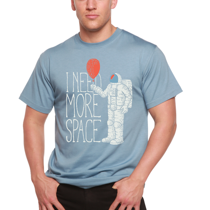 I need more space Men's Bamboo Viscose/Organic Cotton Short Sleeve Graphic T-Shirt