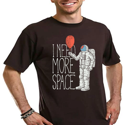 I need more space Men's Bamboo Viscose/Organic Cotton Short Sleeve Graphic T-Shirt